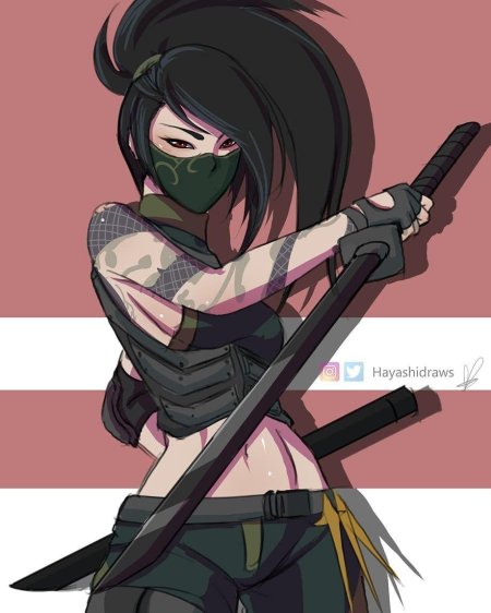 Лига легенд ниндзя девушка