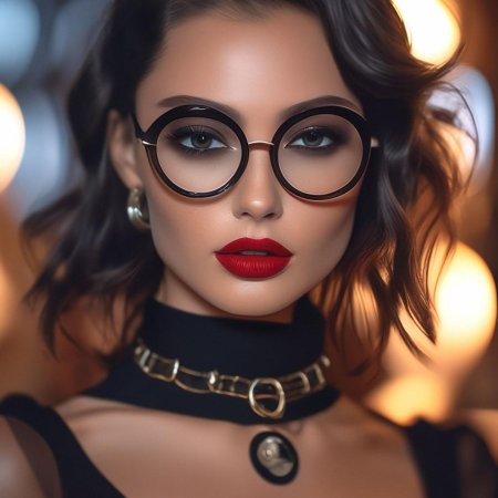 Девушка в очках