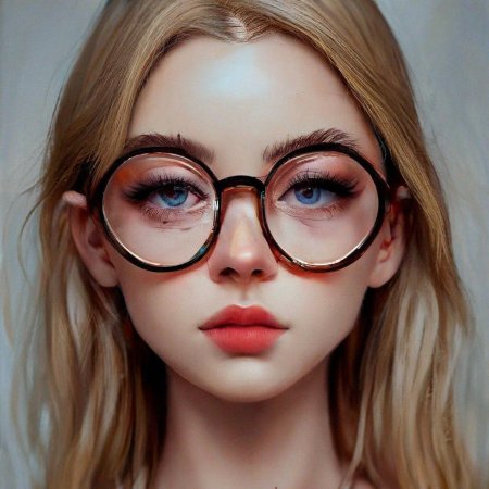 Girl with glasses