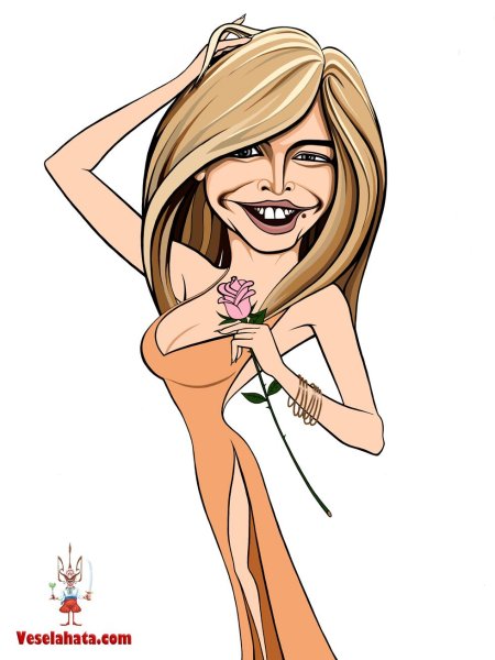 Вера Брежнева шарж