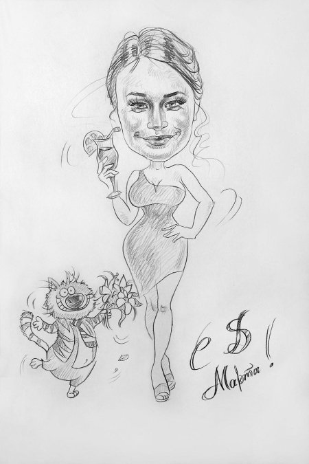 Шарж Лара Малер