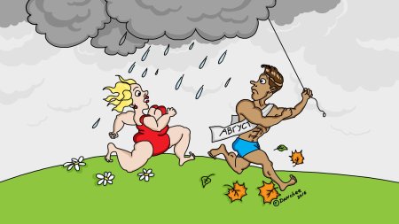 Летние карикатуры