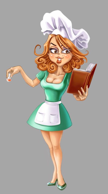 Девушка повар