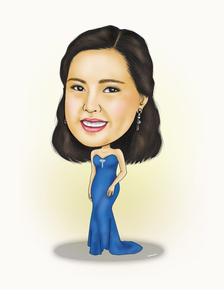 Шарж женский