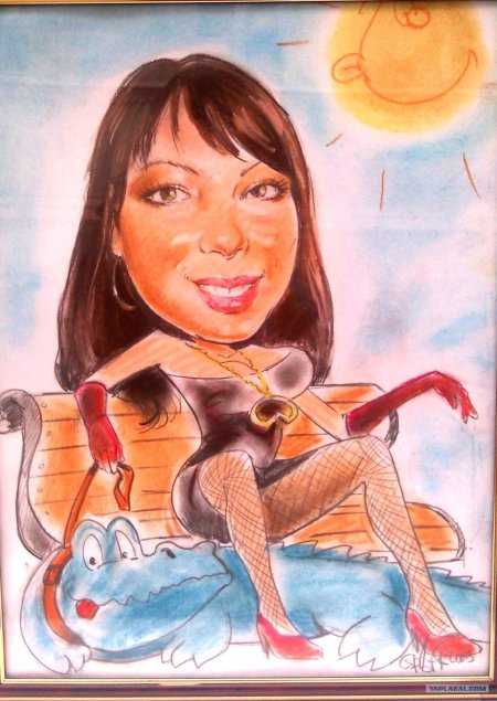 Веселые шаржи на женщин