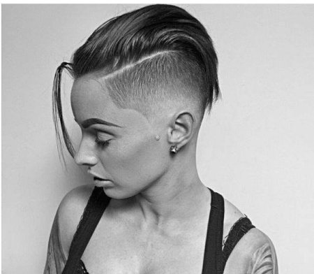 Стрижка Томбой андеркат