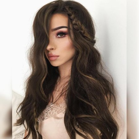 Причëска на длинные волосы