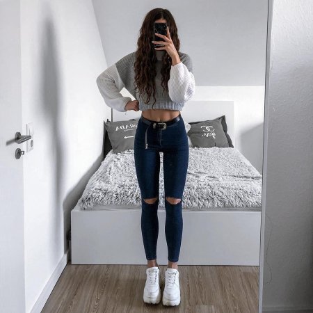 Девушки в джинсах Инстаграм