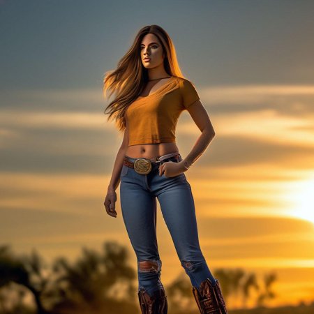 Девушка ковбой