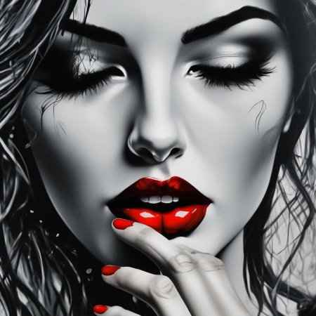 Яркие макияж