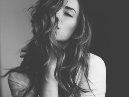 Красивые девушки черно белое