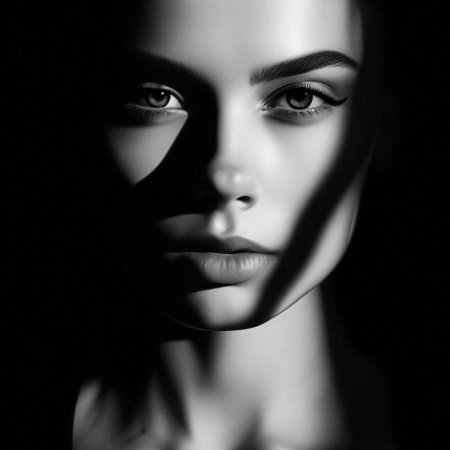 Черно белые портреты