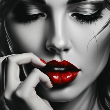 Красивая лицо