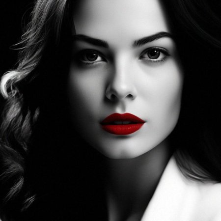 Красные губы