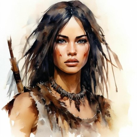 Девушка охотница