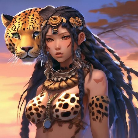 Леопард аниме