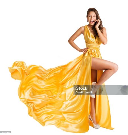 Дама в желтом