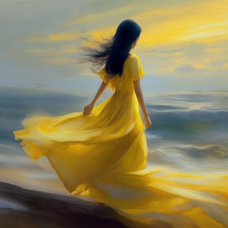 Платье на ветру