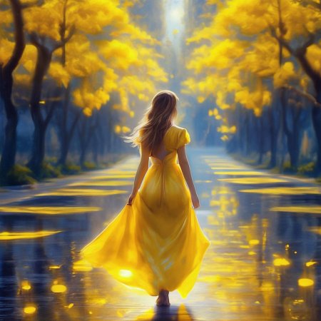 Девушка осень