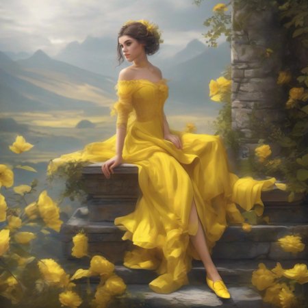 Желтые платья