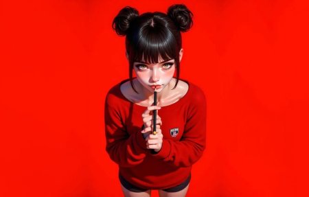 Арт красивая девушка