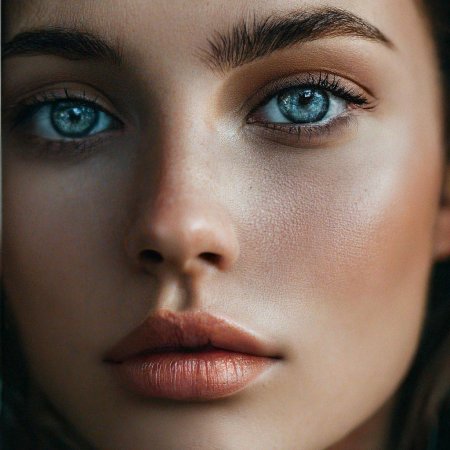 Красивая лицо