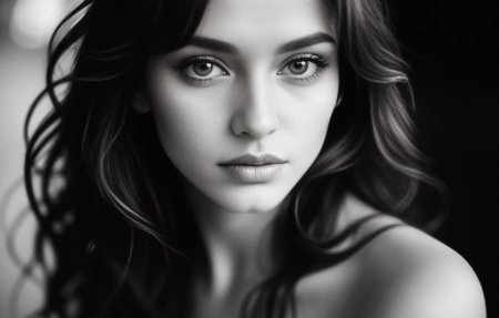 Нейросеть лицо красивой девушки