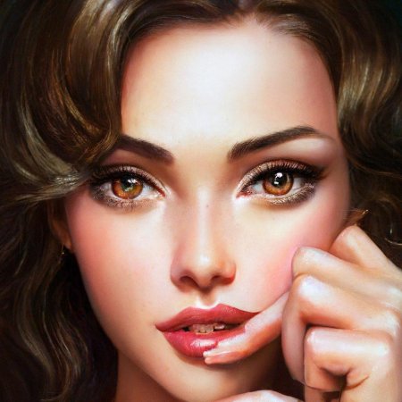 Красивое лицо