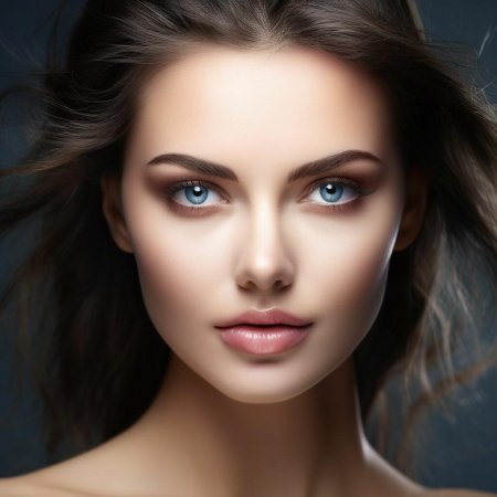 Лицо красивой женщины