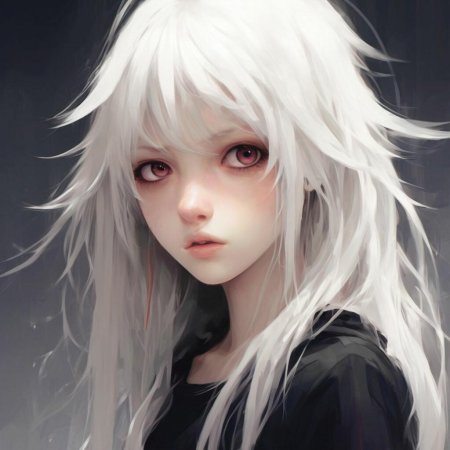 Девушка альбинос