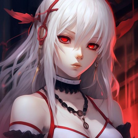 Аниме девушка вампир