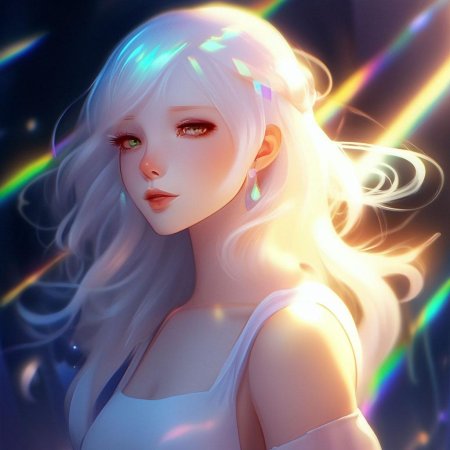 Красивая аниме девушка