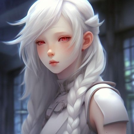 Аниме альбинос