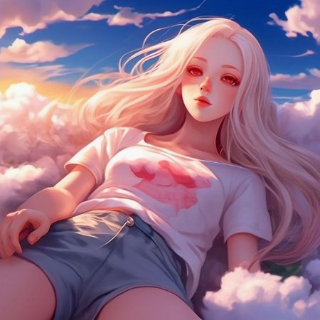 В стиле аниме