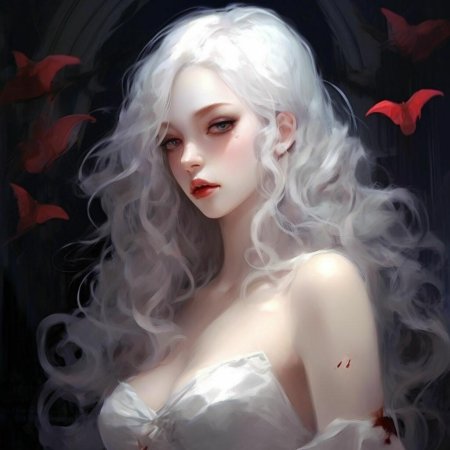 Девушка вампир