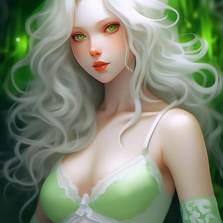 Белые волосы