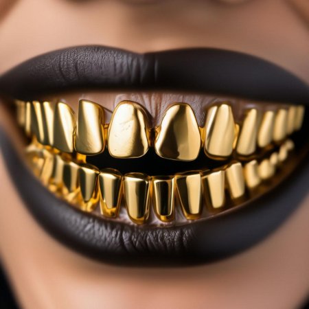 Золото на зубах