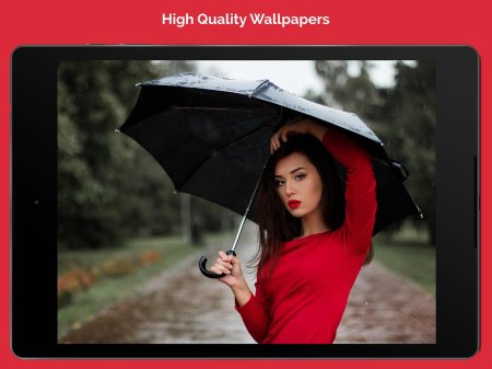 Девушка с зонтом