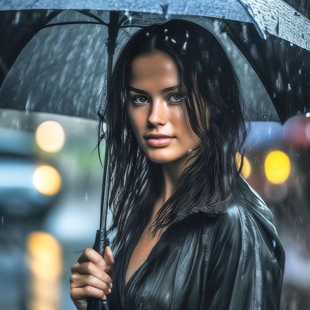 Фотосессия под дождем