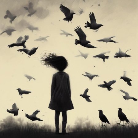 Грустная девушка