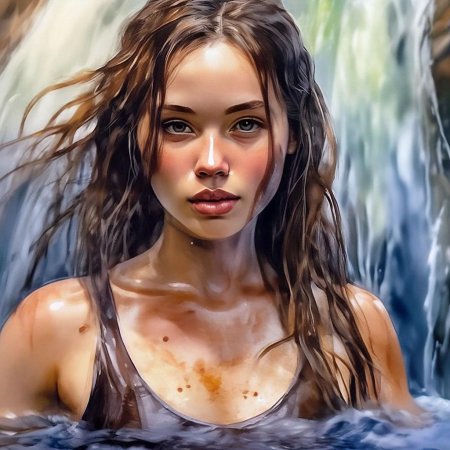 Мокрые волосы