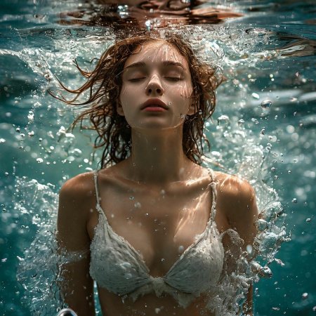 Женщина в воде