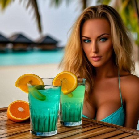 Коктейль голубая лагуна