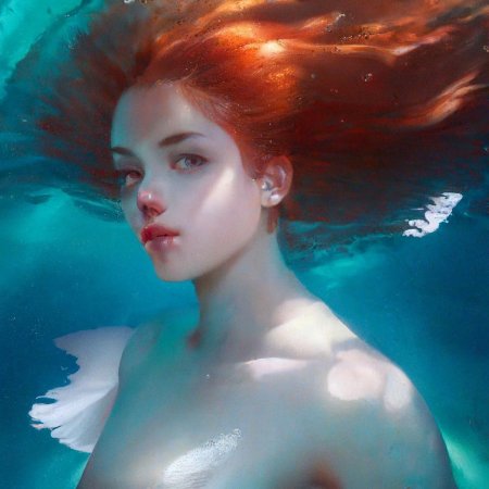 Красивая русалка