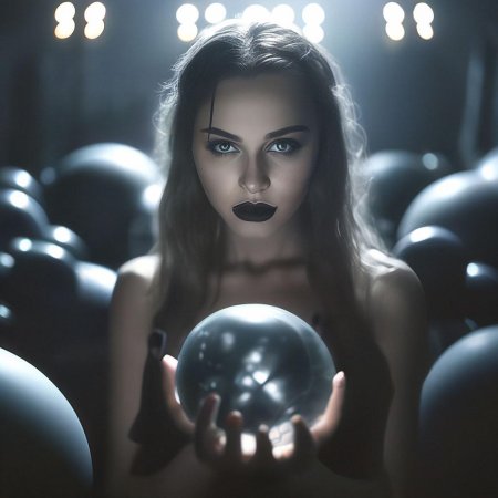 Ведьма с шаром