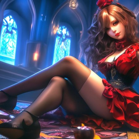 Девушка вамп