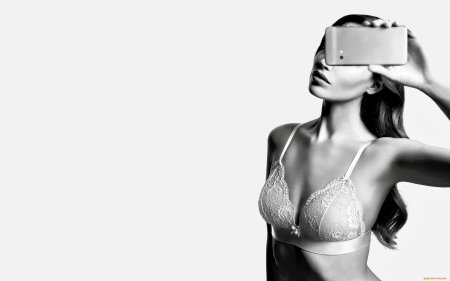 Девушка модель бюст обои