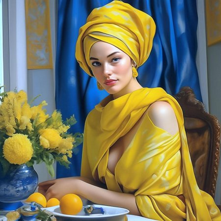 Женщина в жёлтом