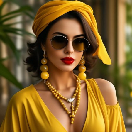 Платок на голове