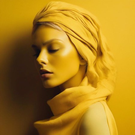 Желтый макияж